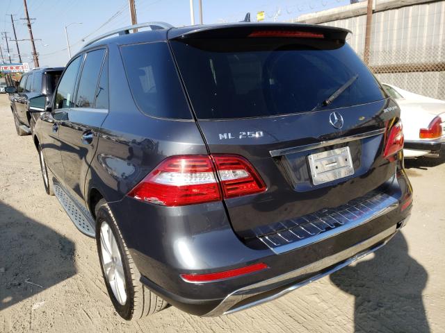 Photo 2 VIN: 4JGDA0EB7FA572044 - MERCEDES-BENZ ML 250 BLU 