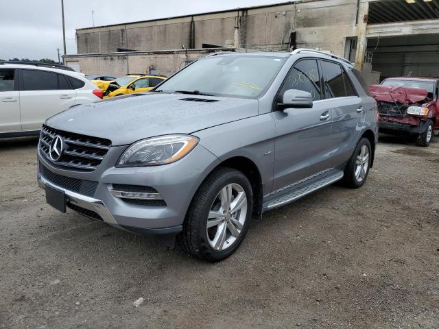 Photo 1 VIN: 4JGDA2EB0CA093312 - MERCEDES-BENZ ML 350 BLU 