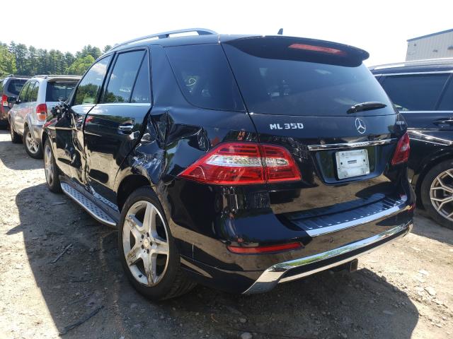 Photo 2 VIN: 4JGDA2EB0EA343652 - MERCEDES-BENZ ML 350 BLU 