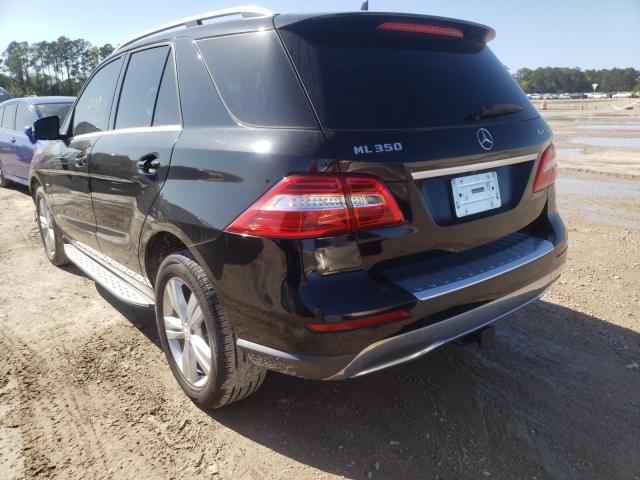 Photo 2 VIN: 4JGDA2EB1CA093223 - MERCEDES-BENZ ML 350 BLU 