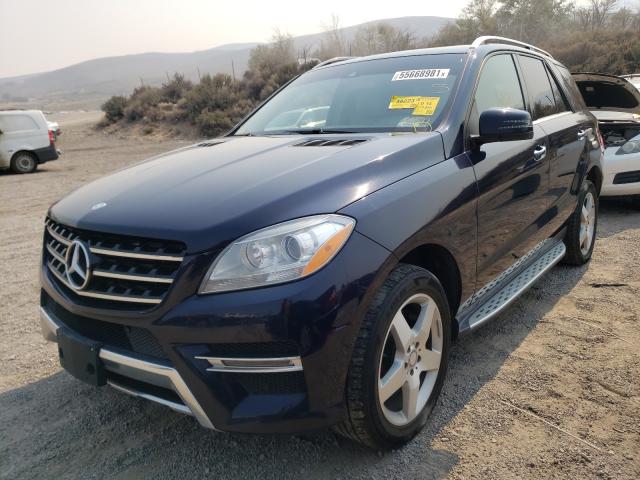 Photo 1 VIN: 4JGDA2EB2EA284281 - MERCEDES-BENZ ML 350 BLU 