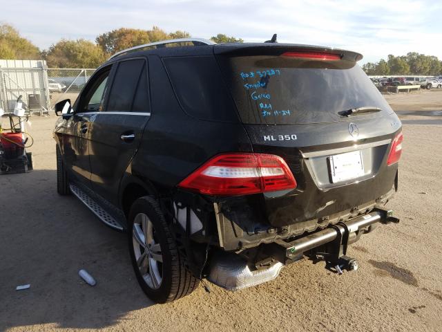 Photo 2 VIN: 4JGDA2EB2EA314993 - MERCEDES-BENZ ML 350 BLU 