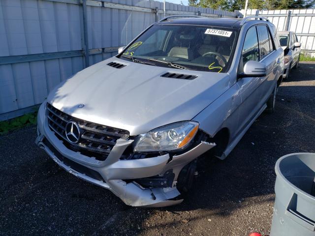 Photo 1 VIN: 4JGDA2EB2FA482845 - MERCEDES-BENZ ML 350 BLU 