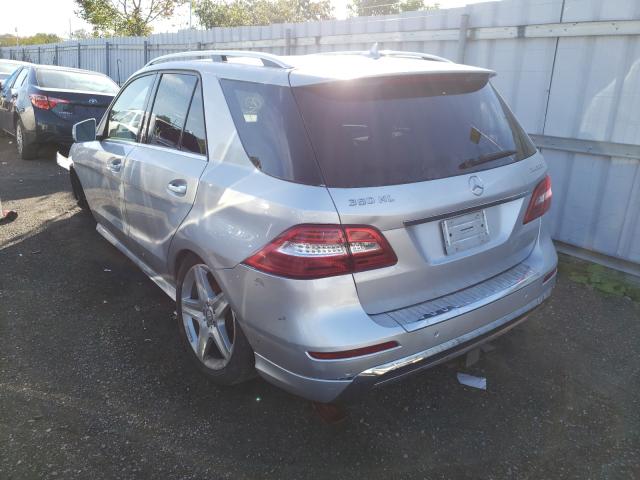 Photo 2 VIN: 4JGDA2EB2FA482845 - MERCEDES-BENZ ML 350 BLU 