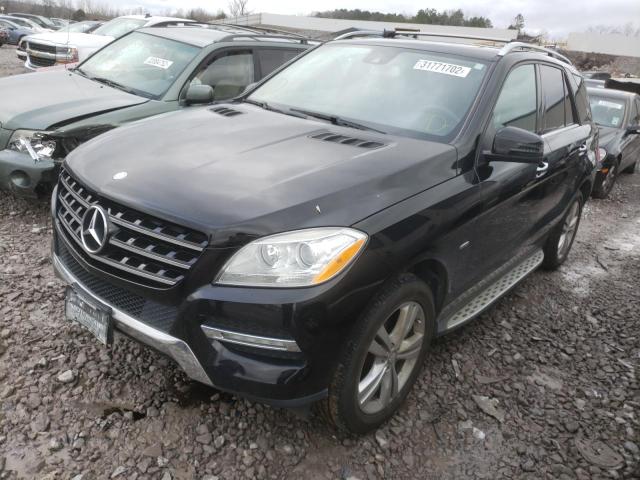 Photo 1 VIN: 4JGDA2EB3CA059946 - MERCEDES-BENZ ML 350 BLU 