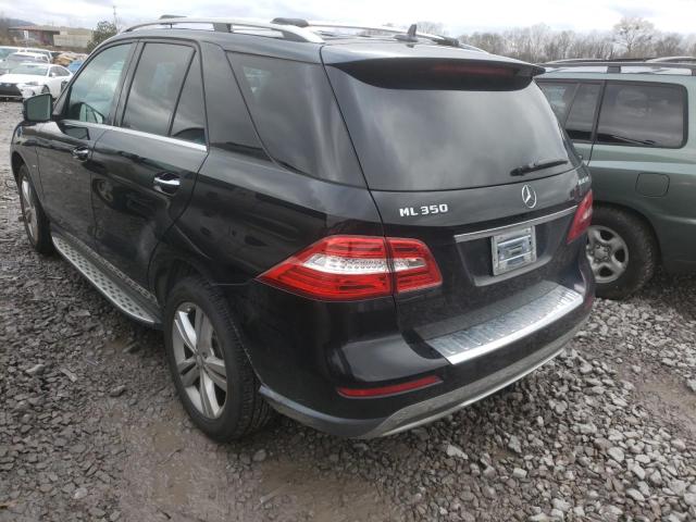 Photo 2 VIN: 4JGDA2EB3CA059946 - MERCEDES-BENZ ML 350 BLU 