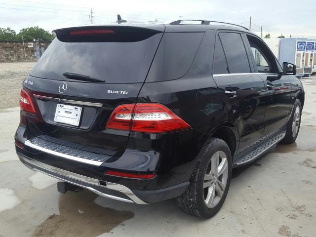 Photo 3 VIN: 4JGDA2EB3CA091005 - MERCEDES-BENZ ML 350 BLU 