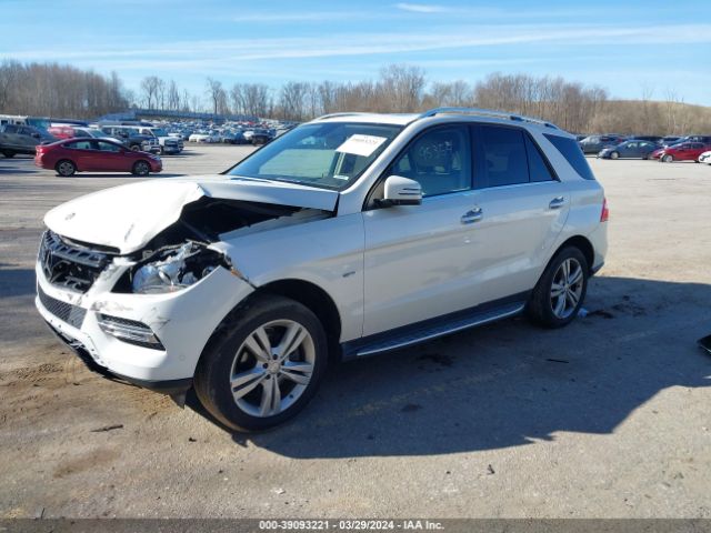 Photo 1 VIN: 4JGDA2EB4CA095354 - MERCEDES-BENZ ML 350 BLUETEC 