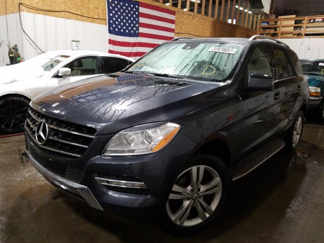 Photo 1 VIN: 4JGDA2EB5CA022431 - MERCEDES-BENZ ML 350 BLU 