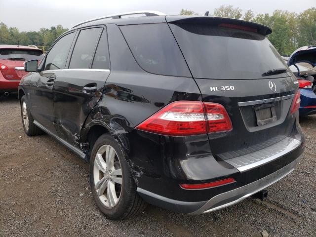 Photo 1 VIN: 4JGDA2EB6CA000888 - MERCEDES-BENZ ML 350 BLU 