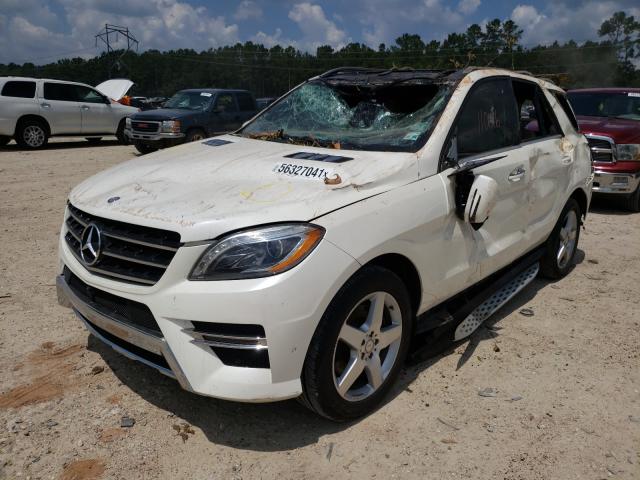 Photo 1 VIN: 4JGDA2EB6EA333174 - MERCEDES-BENZ ML 350 BLU 