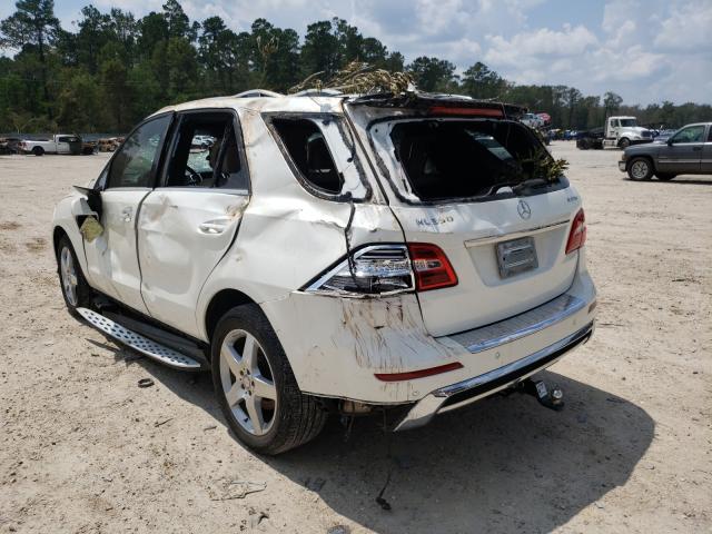 Photo 2 VIN: 4JGDA2EB6EA333174 - MERCEDES-BENZ ML 350 BLU 