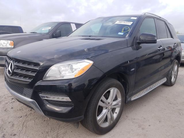 Photo 1 VIN: 4JGDA2EB8CA094580 - MERCEDES-BENZ ML 350 BLU 