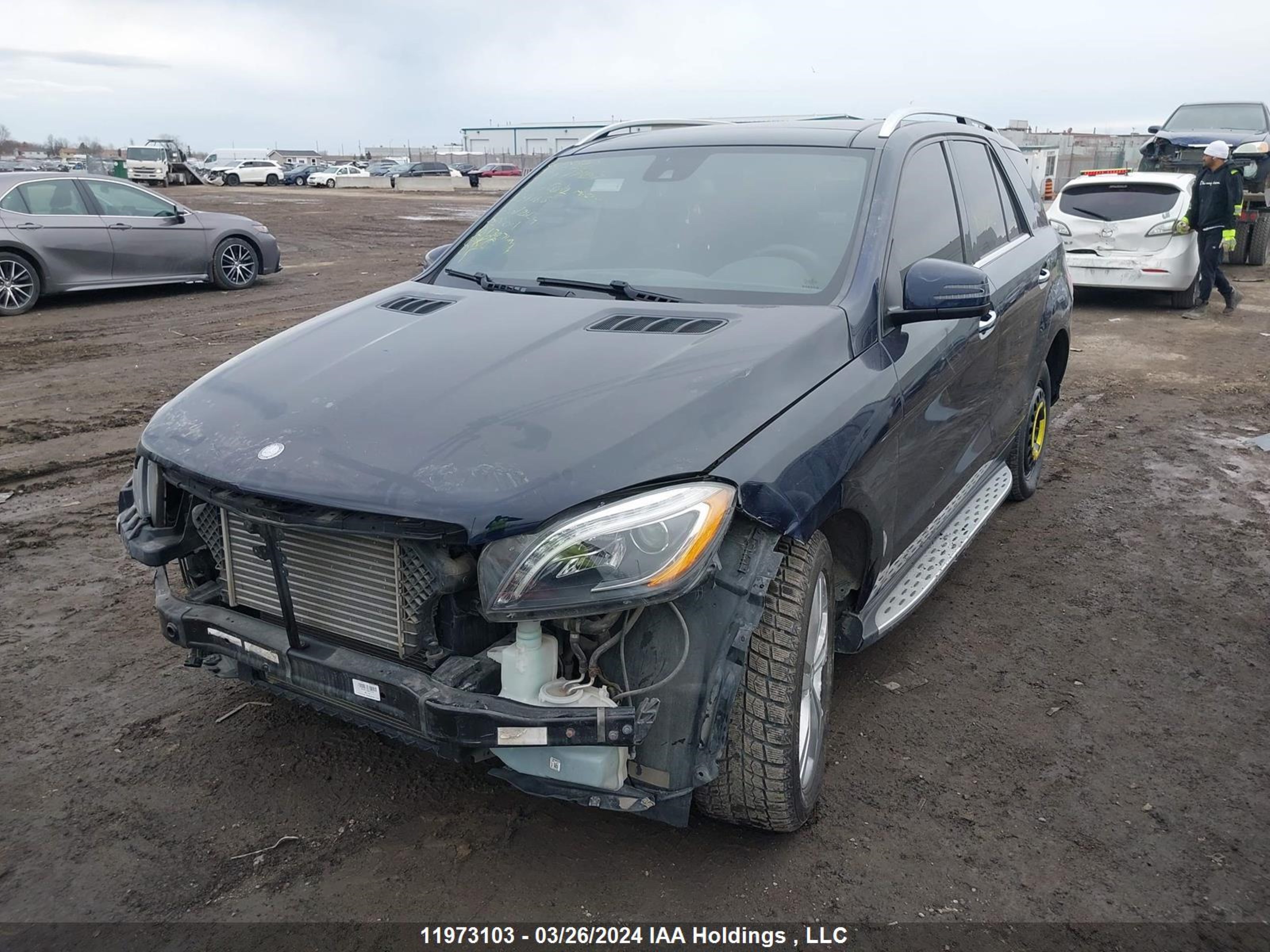 Photo 1 VIN: 4JGDA2EB9FA539168 - MERCEDES-BENZ ML 350 