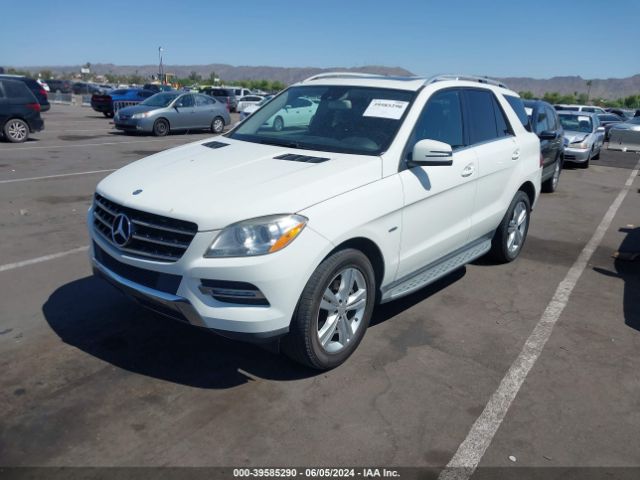 Photo 1 VIN: 4JGDA2EBXCA051424 - MERCEDES-BENZ ML-CLASS 