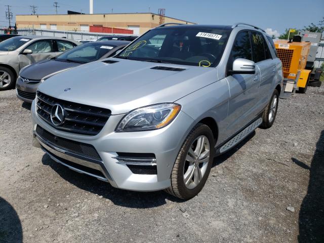 Photo 1 VIN: 4JGDA2EBXFA597239 - MERCEDES-BENZ ML 350 BLU 