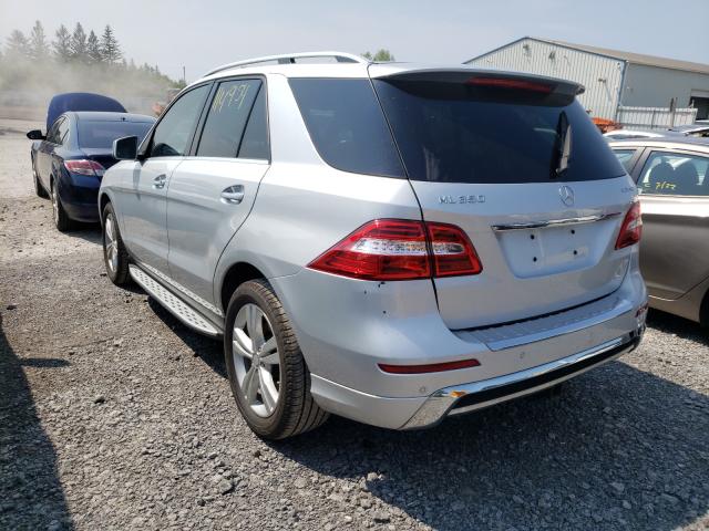 Photo 2 VIN: 4JGDA2EBXFA597239 - MERCEDES-BENZ ML 350 BLU 