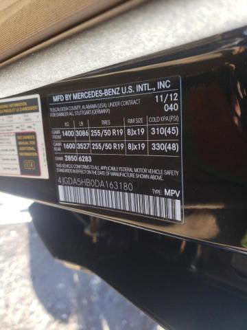 Photo 9 VIN: 4JGDA5HB0DA163180 - MERCEDES-BENZ ML 350 4MA 