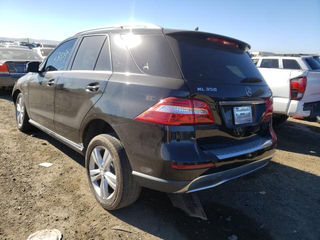 Photo 2 VIN: 4JGDA5HB2CA002683 - MERCEDES-BENZ ML 350 4MA 