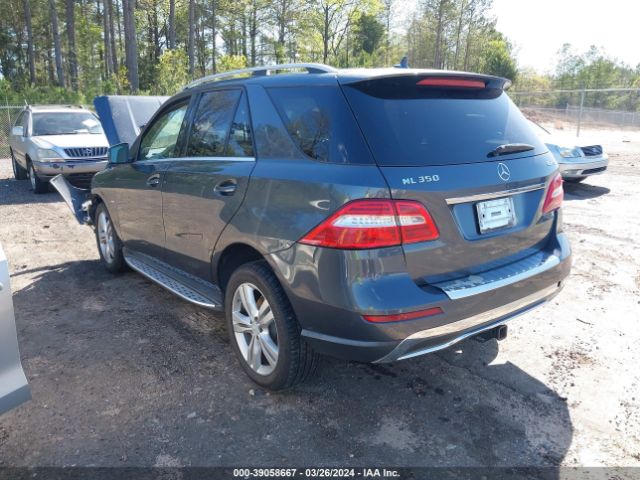 Photo 2 VIN: 4JGDA5HB2CA029818 - MERCEDES-BENZ ML 350 