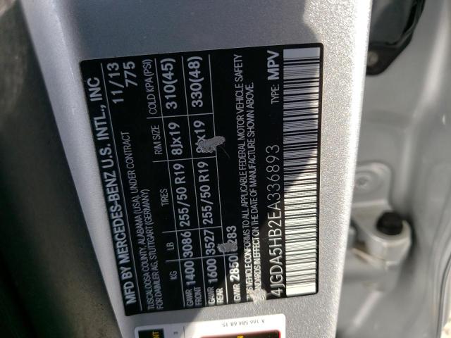 Photo 9 VIN: 4JGDA5HB2EA336893 - MERCEDES-BENZ ML 350 4MA 