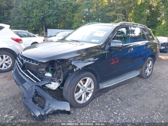 Photo 1 VIN: 4JGDA5HB2FA553040 - MERCEDES-BENZ ML-CLASS 