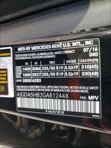 Photo 9 VIN: 4JGDA5HB2GA812448 - MERCEDES-BENZ GLE 350 4M 