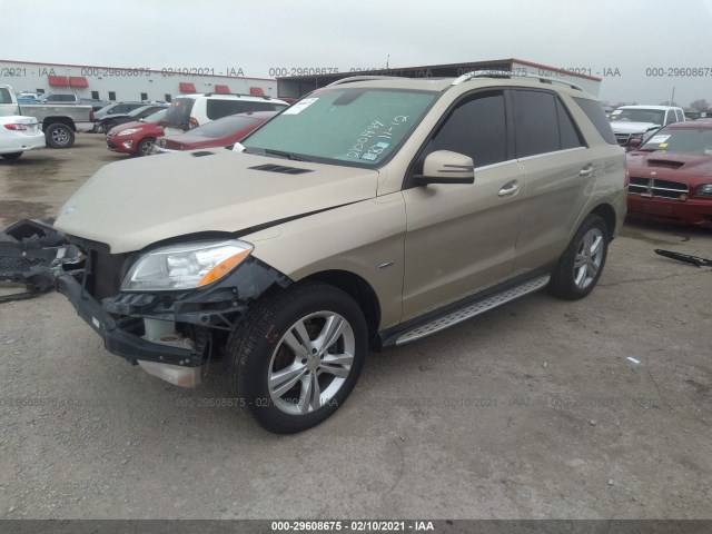 Photo 1 VIN: 4JGDA5HB3CA079403 - MERCEDES-BENZ M-CLASS 