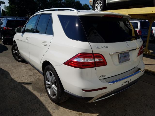 Photo 2 VIN: 4JGDA5HB4CA076753 - MERCEDES-BENZ ML 350 4MA 