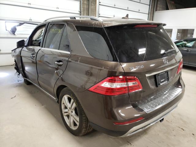 Photo 2 VIN: 4JGDA5HB5FA590583 - MERCEDES-BENZ ML 350 4MA 