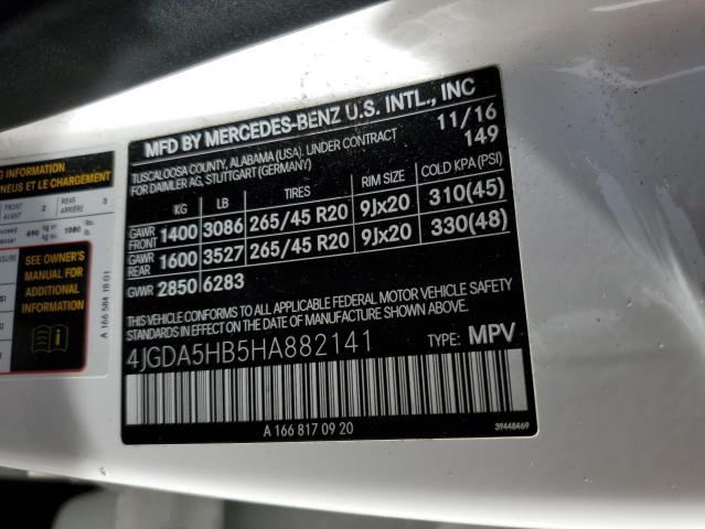 Photo 12 VIN: 4JGDA5HB5HA882141 - MERCEDES-BENZ GLE 350 4M 