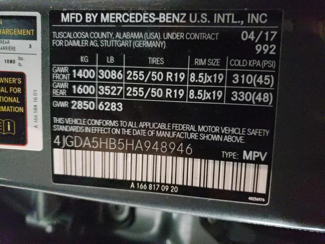 Photo 13 VIN: 4JGDA5HB5HA948946 - MERCEDES-BENZ GLE 350 4M 