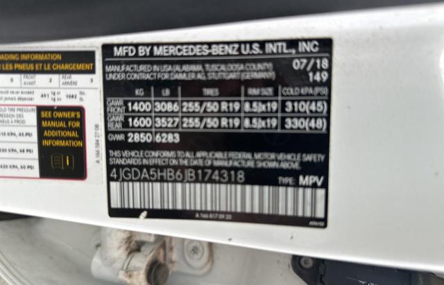 Photo 9 VIN: 4JGDA5HB6JB174318 - MERCEDES-BENZ GLE 350 4M 