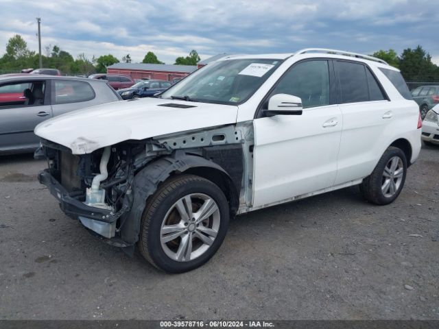 Photo 1 VIN: 4JGDA5HB7EA353141 - MERCEDES-BENZ ML-CLASS 