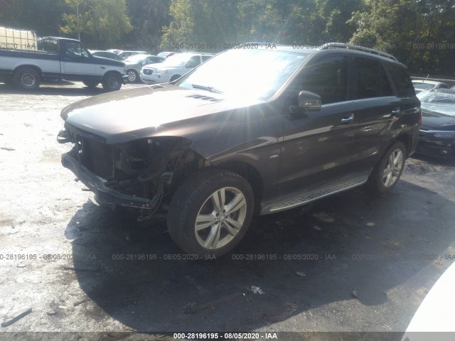 Photo 1 VIN: 4JGDA5HB8CA035820 - MERCEDES-BENZ M-CLASS 