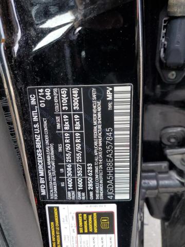 Photo 12 VIN: 4JGDA5HB8EA357845 - MERCEDES-BENZ ML 350 4MA 