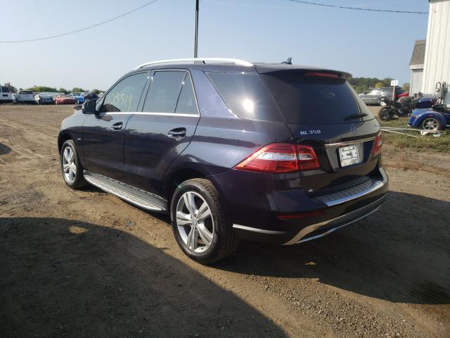 Photo 2 VIN: 4JGDA5HB9CA023255 - MERCEDES-BENZ ML 350 4MA 