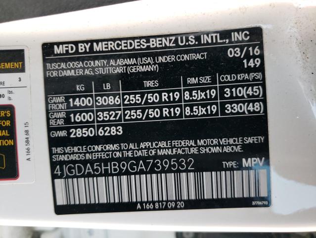 Photo 11 VIN: 4JGDA5HB9GA739532 - MERCEDES-BENZ GLE 350 4M 