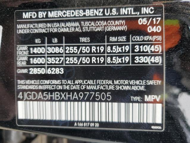 Photo 13 VIN: 4JGDA5HBXHA977505 - MERCEDES-BENZ GLE 350 4M 