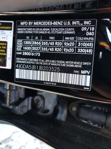 Photo 9 VIN: 4JGDA5JB1JB203525 - MERCEDES-BENZ GLE 350 