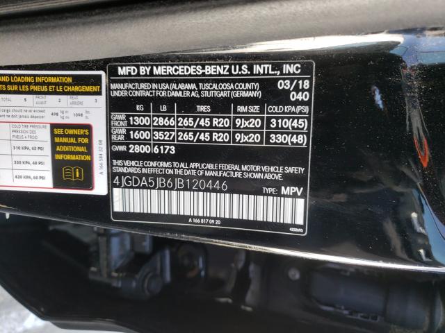 Photo 9 VIN: 4JGDA5JB6JB120446 - MERCEDES-BENZ GLE-350 