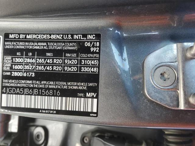 Photo 11 VIN: 4JGDA5JB6JB156816 - MERCEDES-BENZ GLE 350 