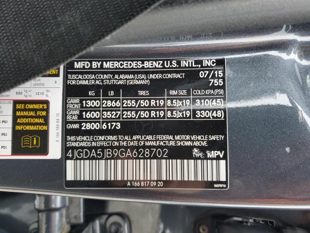Photo 12 VIN: 4JGDA5JB9GA628702 - MERCEDES-BENZ GLE 350 