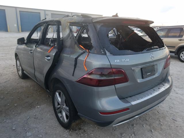 Photo 2 VIN: 4JGDA5JBXFA610563 - MERCEDES-BENZ ML 350 