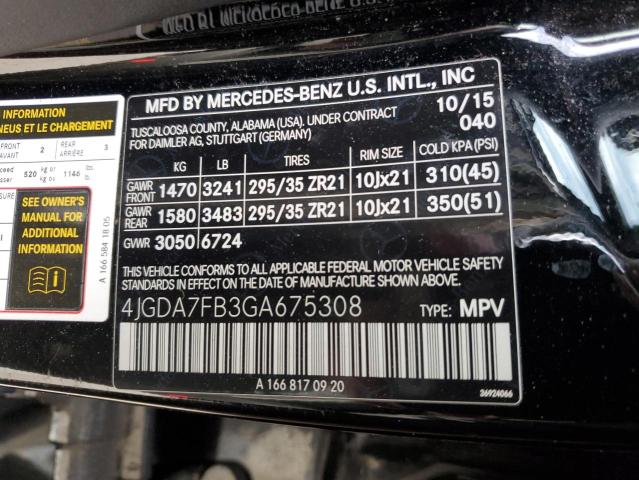 Photo 11 VIN: 4JGDA7FB3GA675308 - MERCEDES-BENZ GLE 63 AMG 