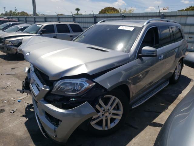 Photo 1 VIN: 4JGDF2EE1EA434540 - MERCEDES-BENZ GL 350 BLU 