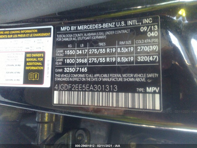 Photo 8 VIN: 4JGDF2EE5EA301313 - MERCEDES-BENZ GL-CLASS 