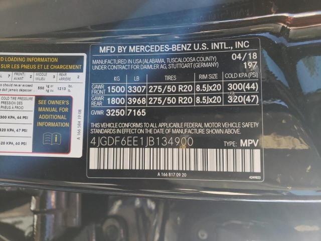 Photo 9 VIN: 4JGDF6EE1JB134900 - MERCEDES-BENZ GLS 450 4M 