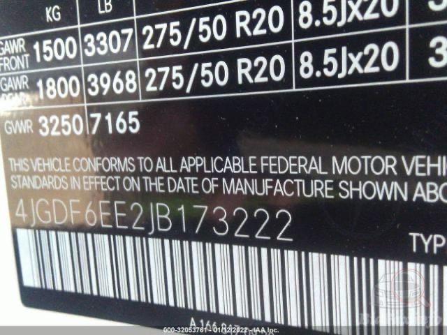 Photo 9 VIN: 4JGDF6EE2JB173222 - MERCEDES-BENZ GLS 