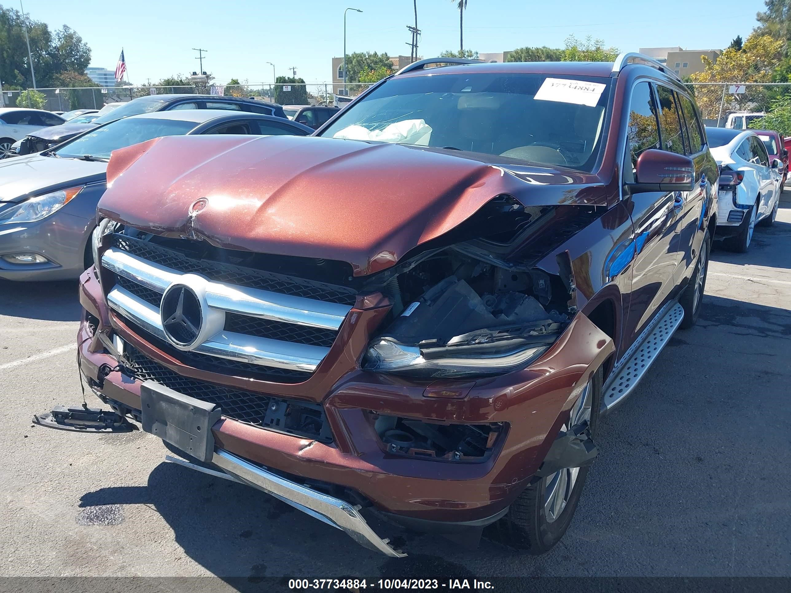 Photo 1 VIN: 4JGDF6EE4FA503620 - MERCEDES-BENZ GL-KLASSE 